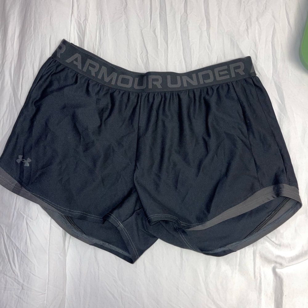 Black under armor shorts